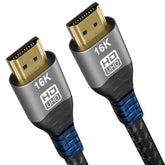 Jumaocun 16K HDMI 2.2 Cable 96 Gbps Ultra High Speed HDMI Braided cord 16K@60Hz 8K@120Hz 4K@240Hz HDCP 2.2&2.3 HDR10 Dolby Compatible with PS5 PlayStatio5 TV PC Monitor Xbox Series