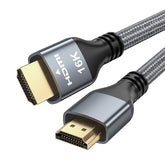 16K HDMI 2.2 Cable 96Gbps Ultra High Speed 8K120Hz 4K480Hz HDMI Cord HDCP 2.3 HDR10 Compatible With PS5/Xbox Series X|S/Roku TV/Gaming 3.3FT/6.6FT/10FT