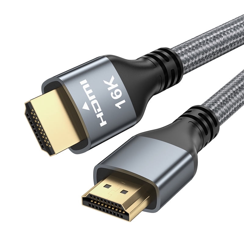 16K HDMI 2.2 Cable 96Gbps Ultra High Speed 8K120Hz 4K480Hz HDMI Cord HDCP 2.3 HDR10 Compatible With PS5/Xbox Series X|S/Roku TV/Gaming 3.3FT/6.6FT/10FT