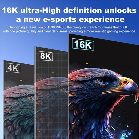 16K HDMI 2.2 Cable 96Gbps 8K@120Hz 4K@240Hz 2K@360Hz Supports HDMI 2.1  eARC HDR10+ for PS5/PS6 Laptop Gaming/Home Theater 3.3FT/6.6FT/10FT
