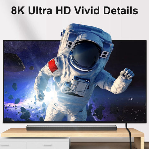 8K 60Hz 4K 144Hz DisplayPort Cable DP 1.4 Display Port Displayport Cable Compatible With PC Laptops TV Projector Audio Video Cables