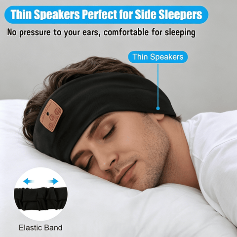 2-Pack Sleeping Headphones Bluetooth 5.4 Headband Headband Headphones with Ultra-Thin Speakers, Headsets Headband for Side Sleepers Running Insomniac Travel Meditation