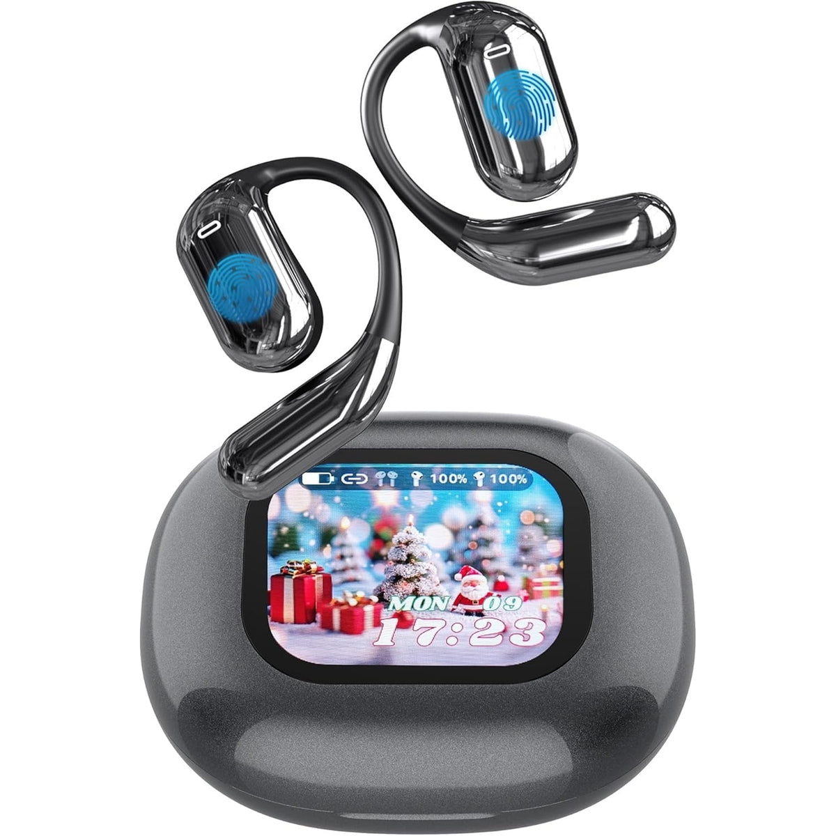 AI Real-Time Translation Earbuds, 144 Languages, Two-Way Translator Earbuds, Bluetooth 5.4 HD Sound, Multi-Mode Translating Earbuds for Travel Business Learning Compatible with iOS & Android