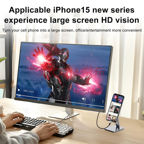 USB C to DisplayPort 2.1 Cable 16K@30Hz 8K@120Hz 4K@240Hz, Type C to DP Cable 40Gbps, Compatible With MacBook Pro M4/iPhone /Dell XPS/Surface/Gaming Monitor 3.3FT 6.6FT 10FT